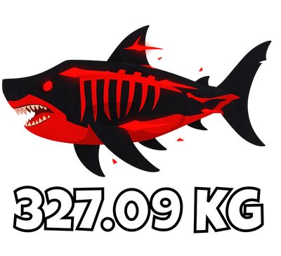 Holographic Megalodon 327.09KG